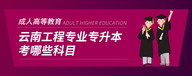 云南工程專(zhuān)業(yè)專(zhuān)升本考哪些科目