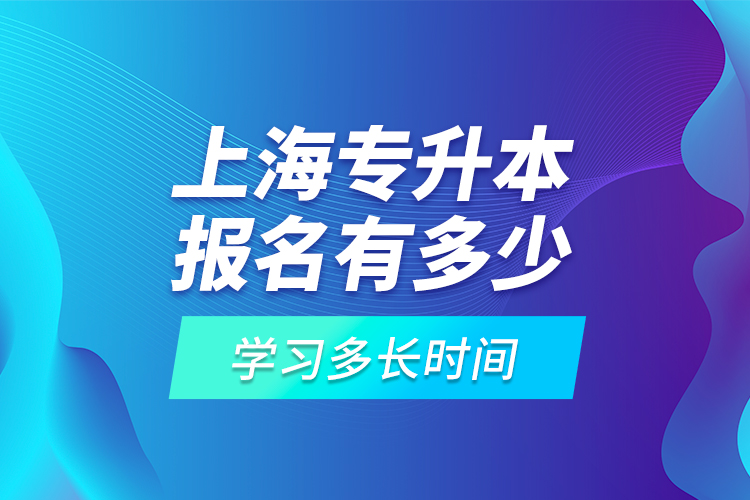 上海專升本報名有多少高校可選擇？